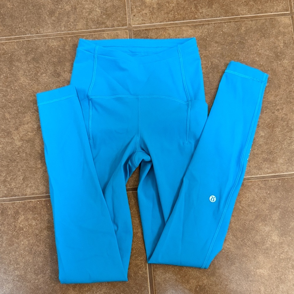 lululemon athletica Blue Leggings